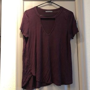 Maroon shirt